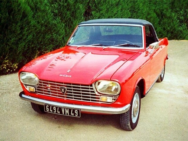 Peugeot 204 I (1965-1977) - Кабриолет