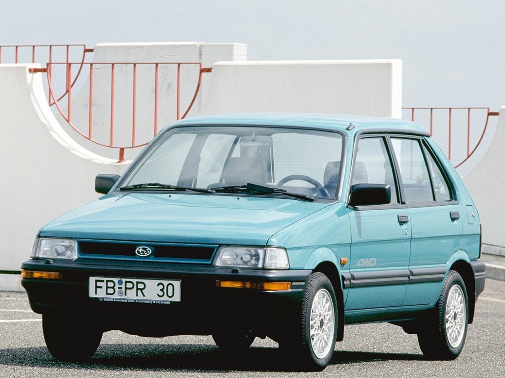 Subaru Justy I (1984-1995) - Хэтчбек 5 дв.