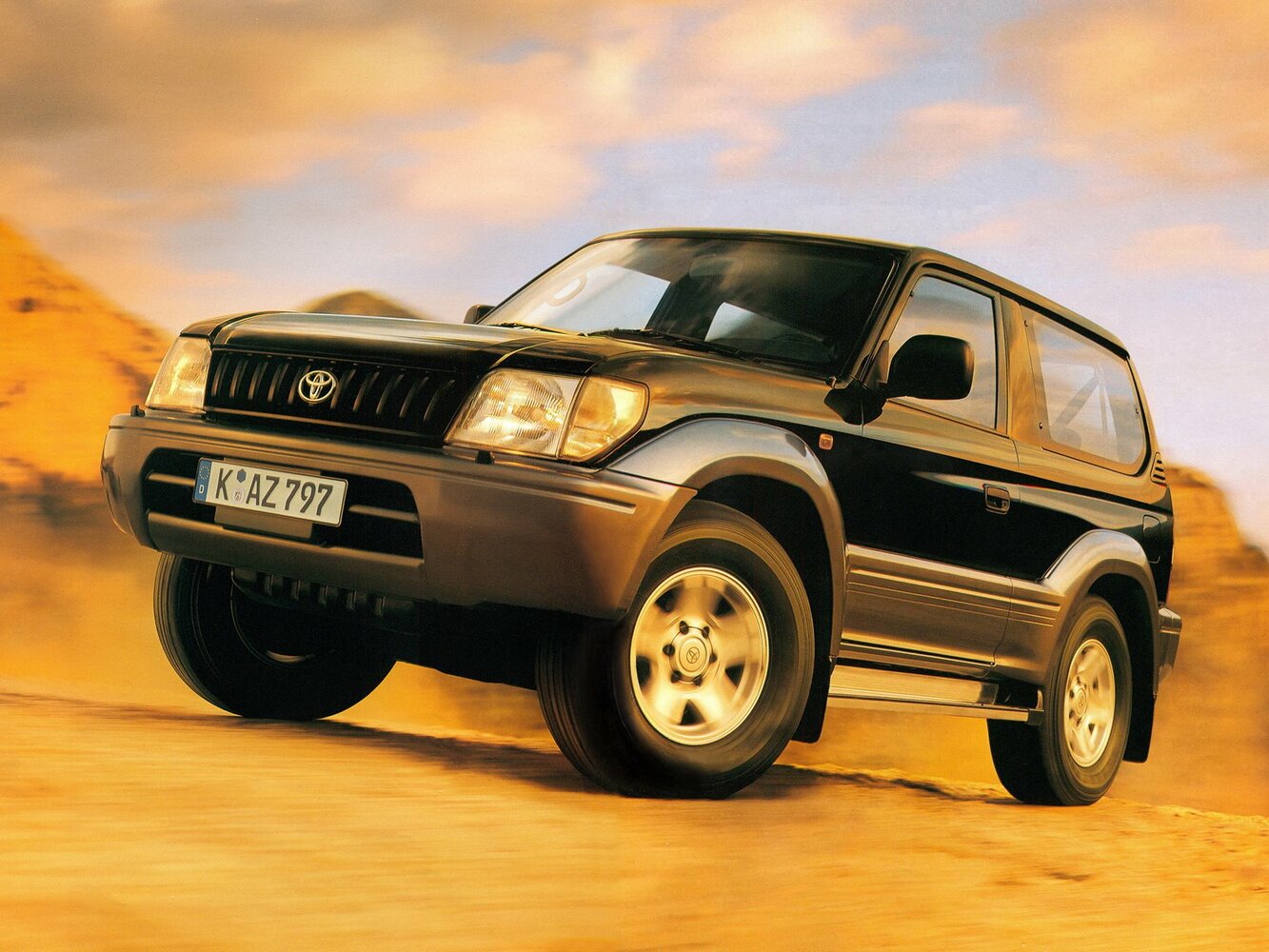 Toyota Land Cruiser Prado 90 (1996-2002) - Внедорожник 3 дв.